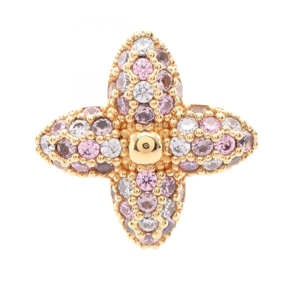 Louis Vuitton Monogram Louisa Pointy Ring - Gold Plated (GP) with Rhinestones...